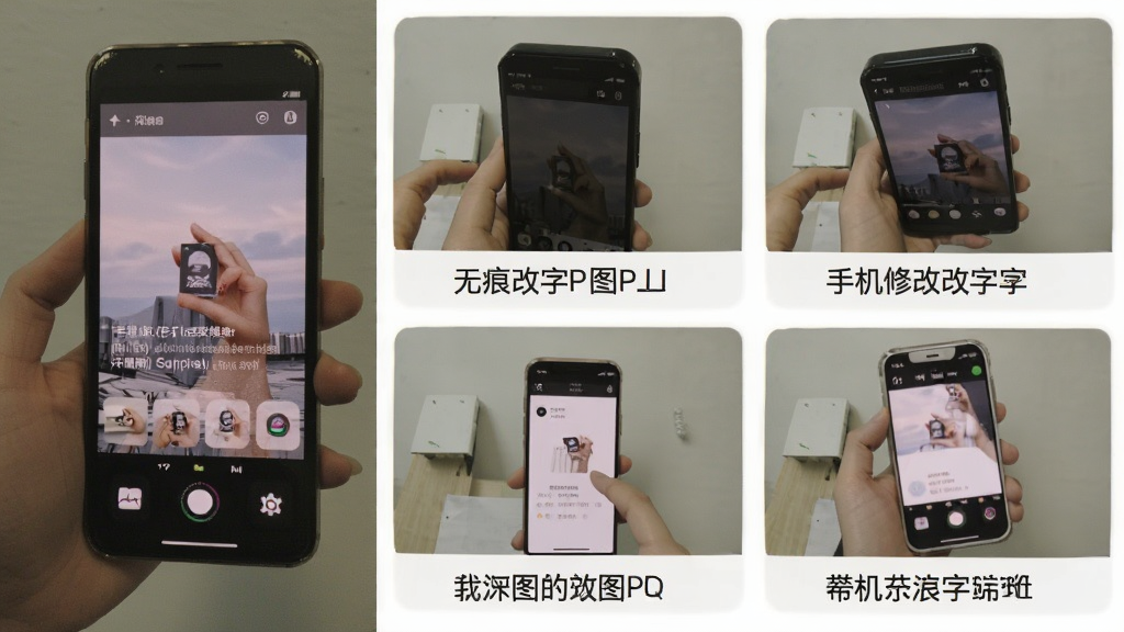 无痕改字P图-手机修图改字工具 手机无痕改字P图操作全流程配图