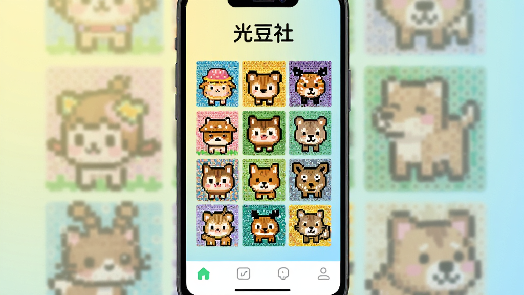 һ��չʾ�ⶹ��App��������ֻ���Ļ��ͼ������������ɫ�����޵�ƴ����Ʒչʾǽ���������ط��Ŀ�ͨͼ���Ͷ������ͣ������С��ⶹ�硱���ֱ�ʶ���ײ��Ǽ��ĵ�����������Ϊ����ɫ��ǳ��ɫ���䣬���������¿ɰ������ʸɾ��������޶���Ԫ��