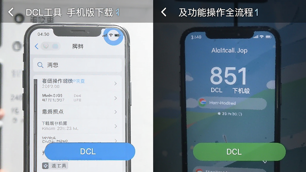 DCL�����ֻ������ذ�װ�����ܲ���ȫ���̽�ͼ