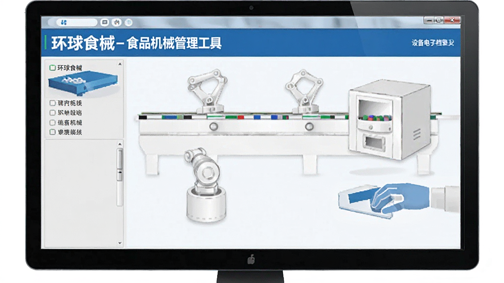 环球食械-食品机械管理工具 设备电子档案录入界面展示图