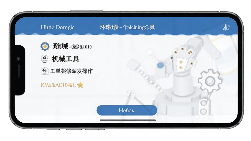 环球食械-食品机械管理工具 手机端工单报修与派发操作截图