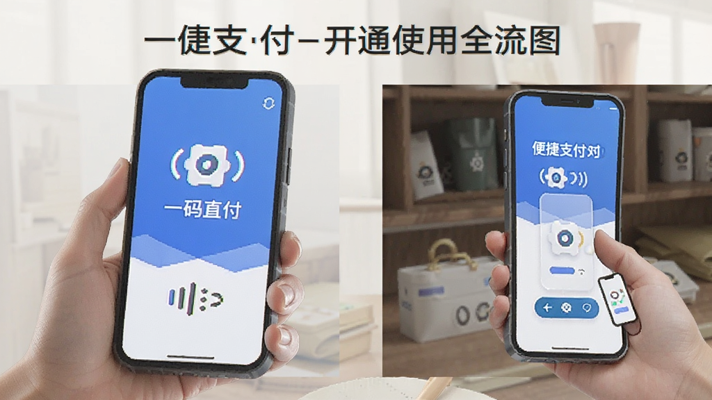一码直付-便捷支付工具开通使用全流程配图