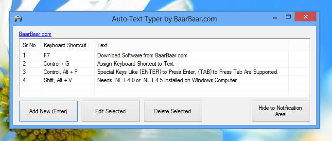 Auto Text Typer���԰�v1.1.0.0 ���°�