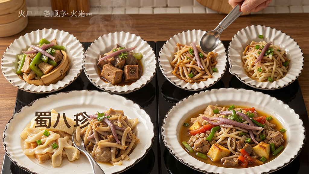蜀八珍-美食菜谱大全 火候控制 备料顺序 家常菜实操