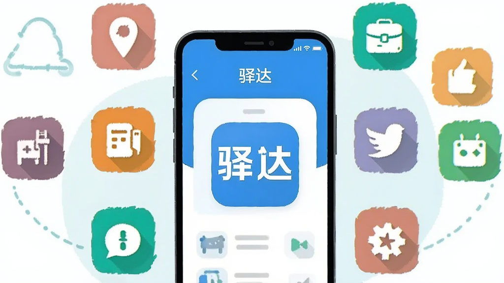 һ�Ų廭���ͼƬ��������һ���ֻ���Ļ��ʾ����App�Ľ��棬�ֻ���Χ�����Ÿ����������ͼ�꣬�綨λ����Ϣ��ѯ�ȣ�������ɫ���£�����ƽ�������ʸɾ����޶���Ԫ��