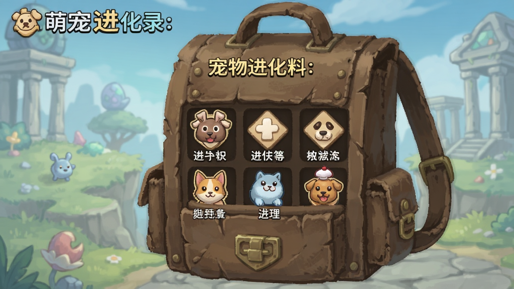 萌宠进化录-宠物合成进化材料背包整理截图