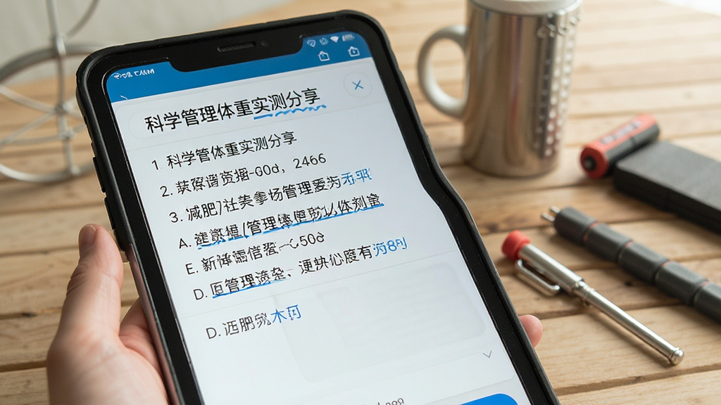 减肥记录-体重管理助手 科学管理体重实测分享