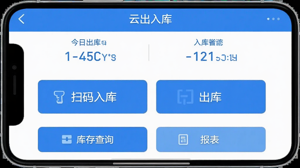 һ���ֻ���Ļ��ͼ��չʾ���Ƴ���⡱APP�������棬����ɾ���࣬������ʾ���ճ��������ͳ�����֣��м���ɨ�����ͳ���Ĵ�ť���ײ��п���ѯ�ͱ���ѡ�����ɫ��Ϊ��ɫ�Ͱ�ɫ������ִ���ƽ�������������޶���Ԫ��