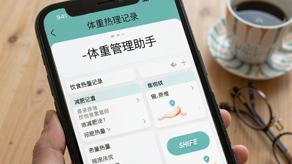减肥记录-体重管理助手 饮食热量记录页面