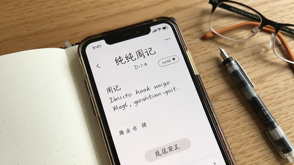 纯纯周记-简约日记本 写周记操作界面展示