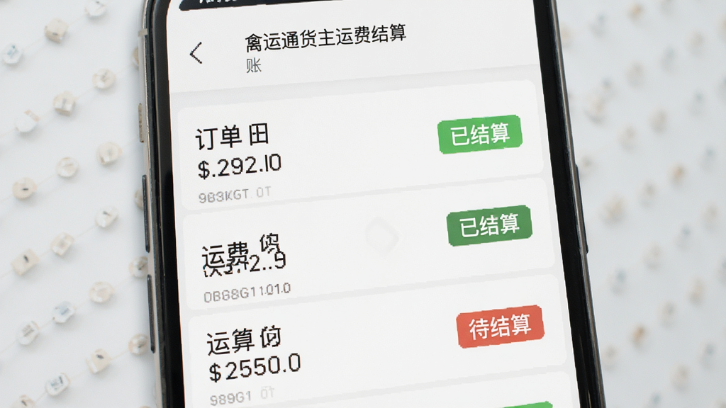 ����ͨ�����˷ѽ�����棬�ֻ���Ļ��ʾ�˵��б���ÿ�ʶ������˷ѽ��͡��ѽ��㡱�������㡱״̬��ǩ��������ǳ��ɫ����������������ʸɾ��������޶���װ��
