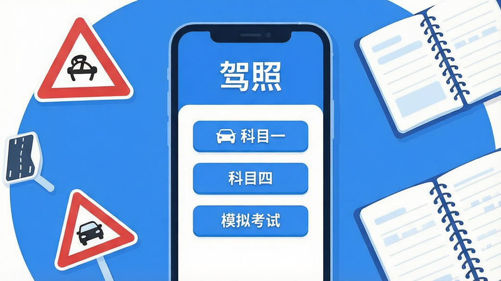 һ��չʾ�ֻ��ݿ�ˢ��Ӧ�ý���Ĳ廭��������һ�����������ֻ�����Ļ������ʾ�����ա�Ӧ�õ���ҳ�������С���Ŀһ��������Ŀ�ġ�����ģ�⿼�ԡ������������İ�ť���ֻ���Χɢ���Ž�ͨ��־Сͼ���һ�������ıʼǱ������־��жԳƣ�����Ǳ�ƽ��ʸ���廭����ɫ����ɫ�Ͱ�ɫΪ����ϸ��Բ��ɾ������������������޶���Ԫ��