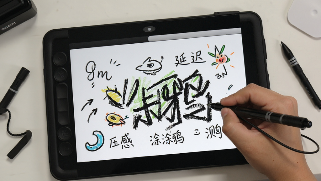 涂鸦手写画板-手机绘画涂鸦工具 压感与延迟对比测试图