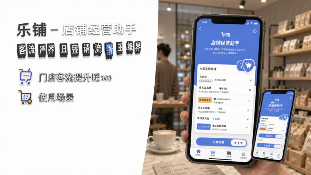 乐铺-店铺经营助手 门店客流提升工具使用场景配图