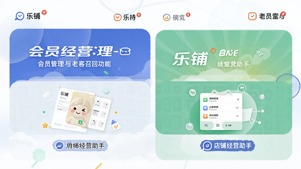 乐铺-店铺经营助手 会员管理与老客召回功能
