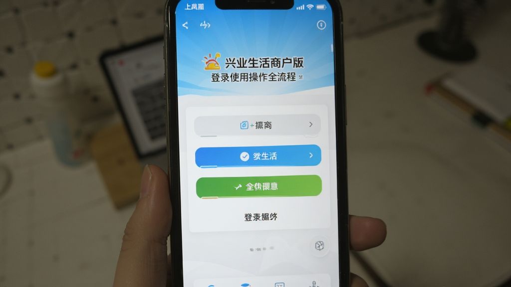 兴业生活商户版登录使用操作全流程界面截图