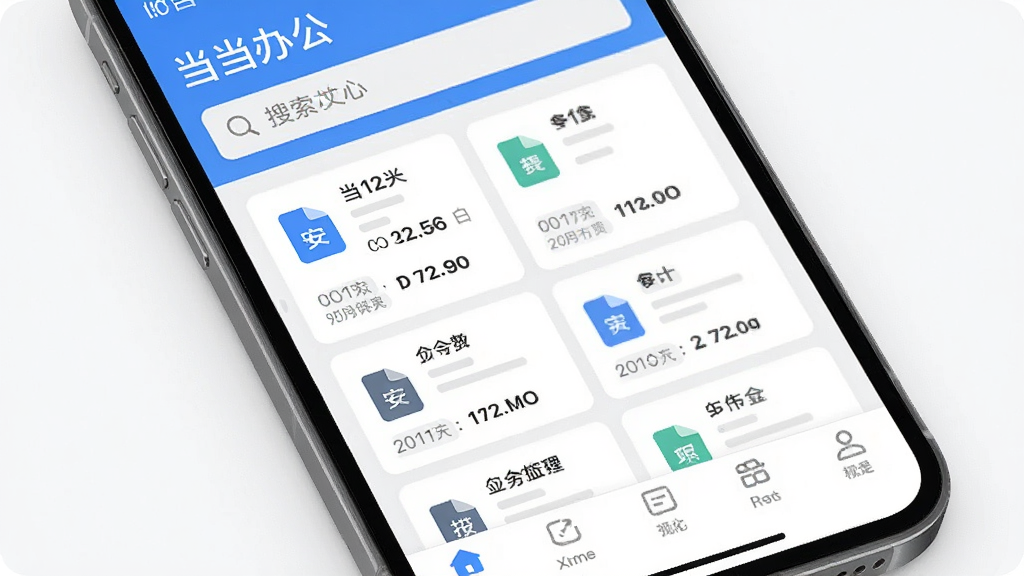 手机屏幕展示