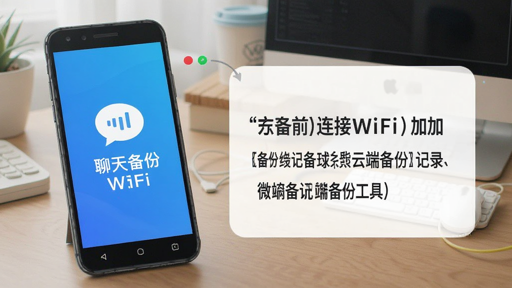 微聊天备份云端记录-聊天记录云端备份工具 备份前连接WiFi和加密说明配图