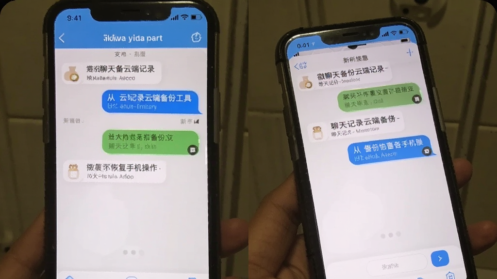 微聊天备份云端记录-聊天记录云端备份工具 从云端恢复到新手机操作截图