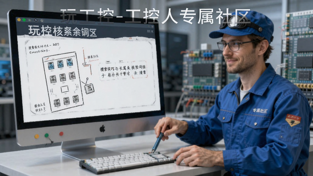 玩工控-工控人专属社区 搜索技巧与长尾关键词组合演示