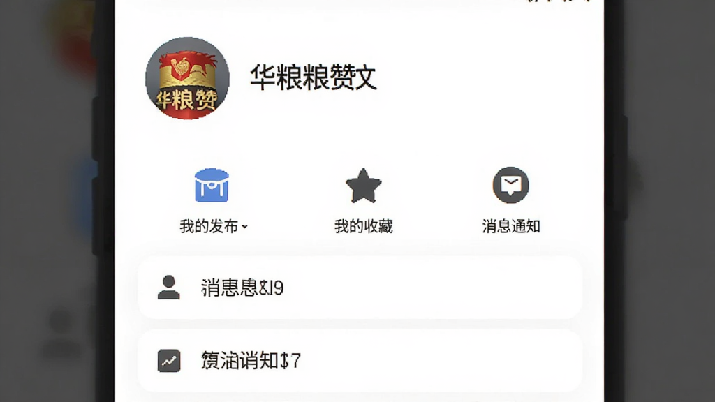������ App ��������ҳ�棬��ʾ�ҵķ������ҵ��ղء���Ϣ֪ͨ��ѡ��������û�ͷ����ǳƣ���������ɫ��ͼ������������ִ���ƽ�����ʸɾ��޶���Ԫ��