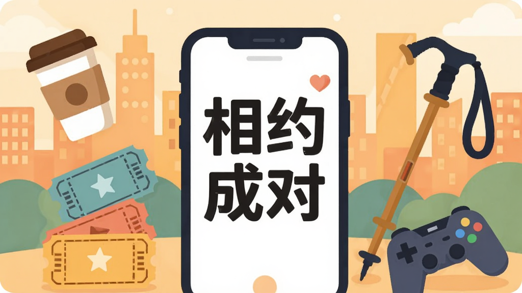 һ��չʾ�罻�ۻ᳡���ı�ƽ���廭�������������ֻ���Ļ��ʾ����Լ�ɶԡ��ĸ����֣���Ļ��Χ�����ſ��ȱ�����ӰƱ����ɽ�ȡ���Ϸ�ֱ���Ԫ�أ�������ůɫ���ĳ��м�Ӱ��������ɻ��ã�ϸ��Բ�󣬻��ʸɾ��������޶���Ԫ��