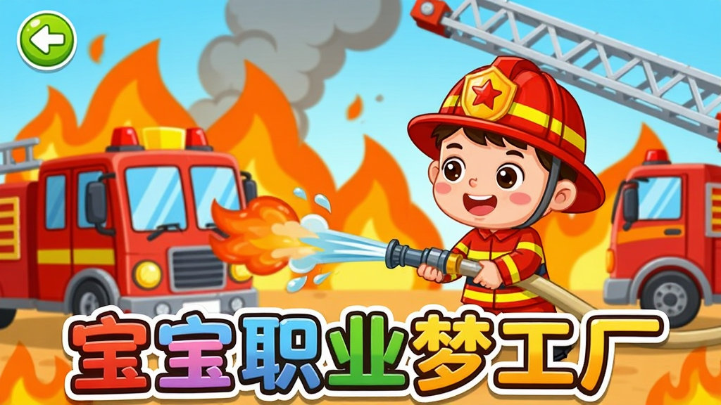 һ�ű���ְҵ�ι�����Ϸ������Ա�Ȼ𳡾��Ĳ廭��������һ�������������Ŀ�ͨС��������ˮ����������Ա��������������ݣ�������ȼ�յĿ�ͨ����������������·��С�����ְҵ�ι��������֣����ͨ���У�ɫ�����ޣ����ʸɾ��޶���Ԫ��