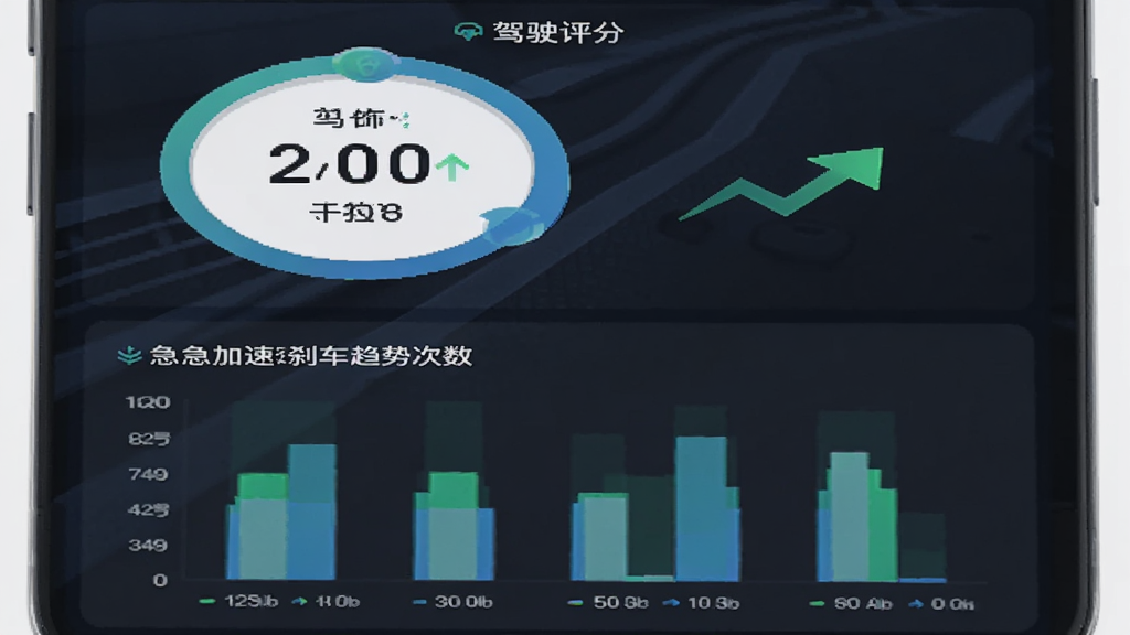 �����ǡ��ݳ���App�ļ�ʻ���ֱ���ҳ�棬����Ϊ�Ϸ�Բ�����֡��·���״ͼչʾ�����ټ�ɲ���������Ű����������Ϊ�ִ����ݿ��ӻ���ϸ�ڰ����������ֺ����Ƽ�ͷ�����ʸɾ����޶���Ԫ��