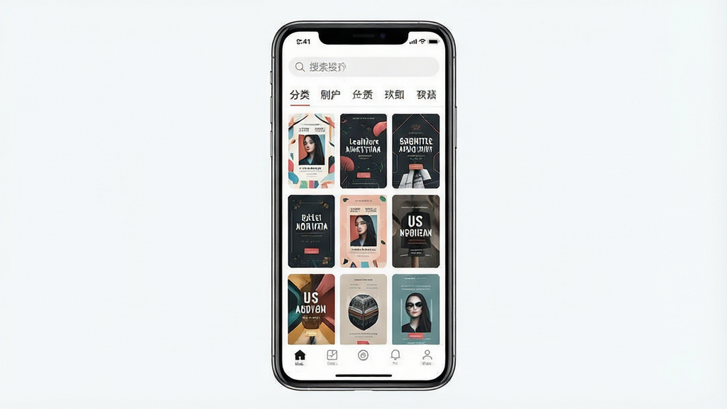 һ���ֻ���Ļ��ͼ��չʾ�������ơ�app�������棬���������Ǹ��ֹ�溣��ģ�������ͼ���񣬶�����������ͷ����ǩ���ײ��ǵ������������ɾ�����������ִ���࣬���������޶���Ԫ��