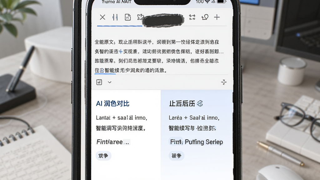 ȫ��AIд�� ������д����ɫ���ܽ��棬����Ϊ�ֻ���Ļչʾ�ı��༭���������Ϸ���ʾԭ���·���ʾAI��ɫ��ĶԱȽ�����Ű����ҷ��������¶��գ�����Լ����ϸ�����������ʸɾ��޶���Ԫ��