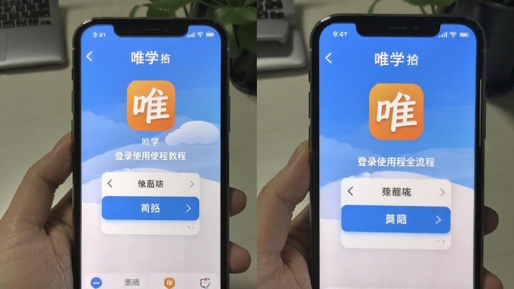 唯学app手机版登录使用教程全流程操作界面