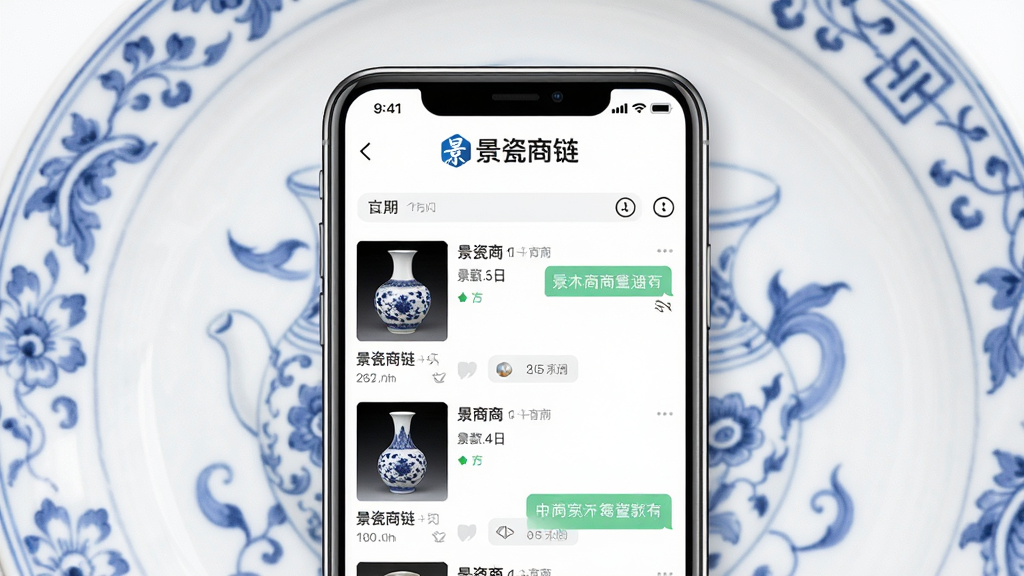 һ��չʾ������������App����ȫò������ͼ������������һ�������ֻ�����Ļ����ʾ�ż��������罻���棬�����С�������������Logo��������չʾ���մ���Ʒ�б�������Ի��򣬱����ǵ��ŵ��໨������������ִ���Լ��ϸ�����������ʸɾ����޶���Ԫ��