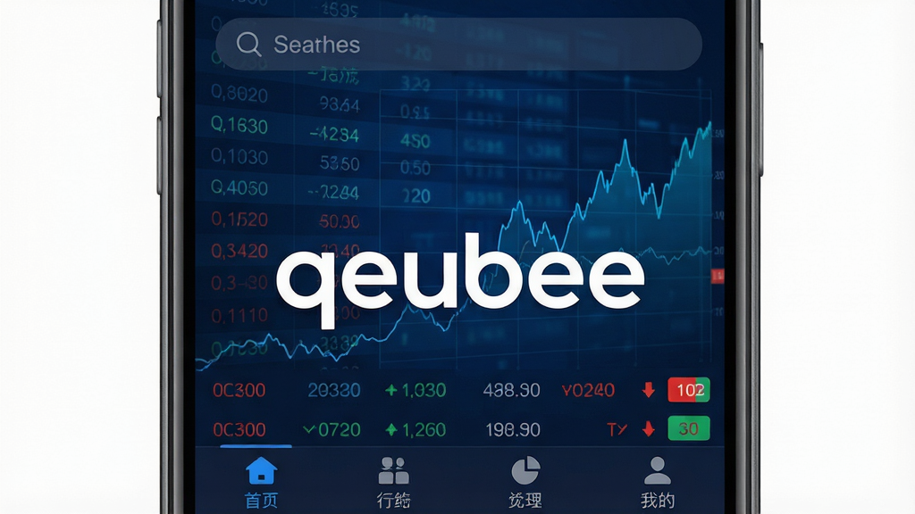 һ���ֻ���Ļչʾ�����ն�Ӧ�õĽ��棬��������Ŀ�ġ�qeubee����־������Ϊ����ɫ�Ƽ������������������ծȯ���������ߣ����岼��Ϊ�Ϸ����������м������б����ײ����ܵ��������������ϸ�ڰ������ֹ��������ͺ����ǵ�ɫ�飬�����������ɾ����޶���Ԫ��