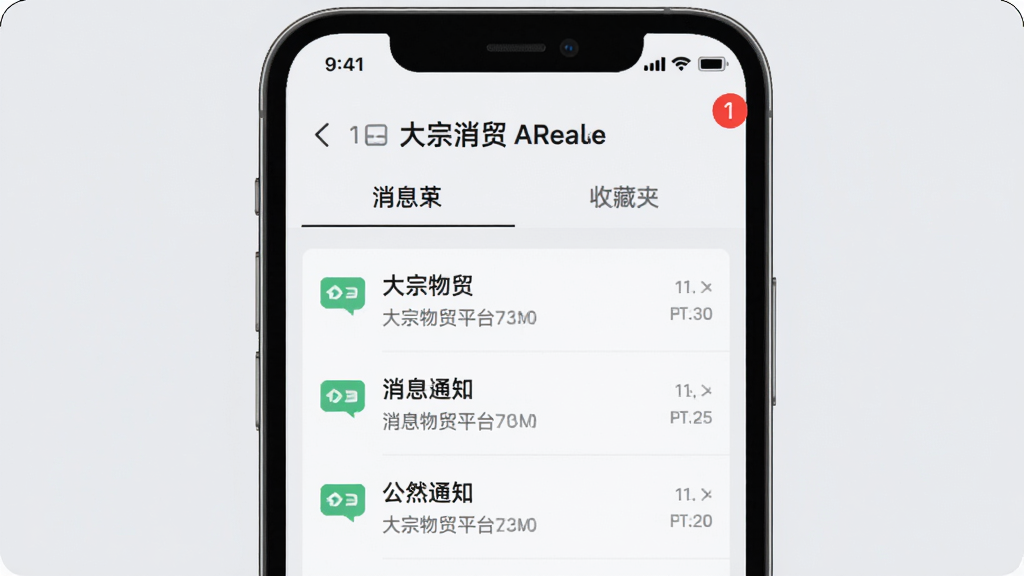 ������óƽ̨��Ϣ֪ͨ���ղع������棬�ֻ���Ļ��ʾ��Ϣ�б����ղؼ�������ǩҳ�������к�ɫ�Ǳ����ѣ�����Ϊǳ��ɫ����������������Լ�����ʸɾ�������Ԫ��
