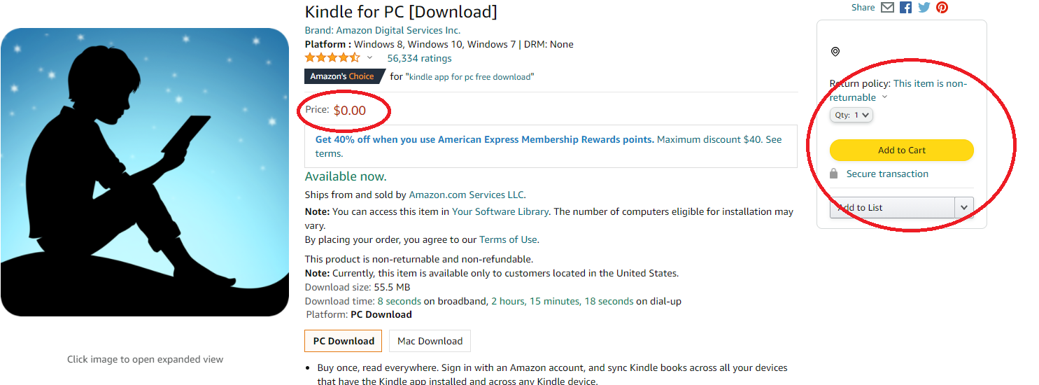 Kindle for PC1.31.0.60178 �����Ķ���
