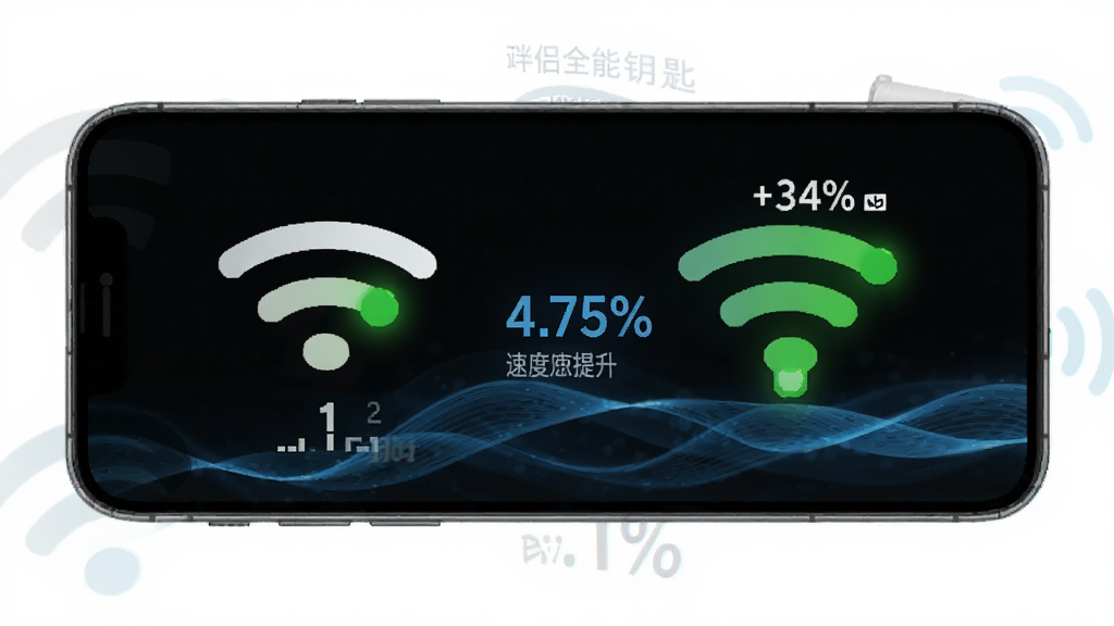 wifi����ȫ��Կ�� �ź���ǿ���ܽ��棬�ֻ���Ļ��ʾWiFi�źŸ�����һ�������Ĺ��̣��Ա����ٶ������İٷֱ����֣���������������ɫ�Ⲩ����������죬��������