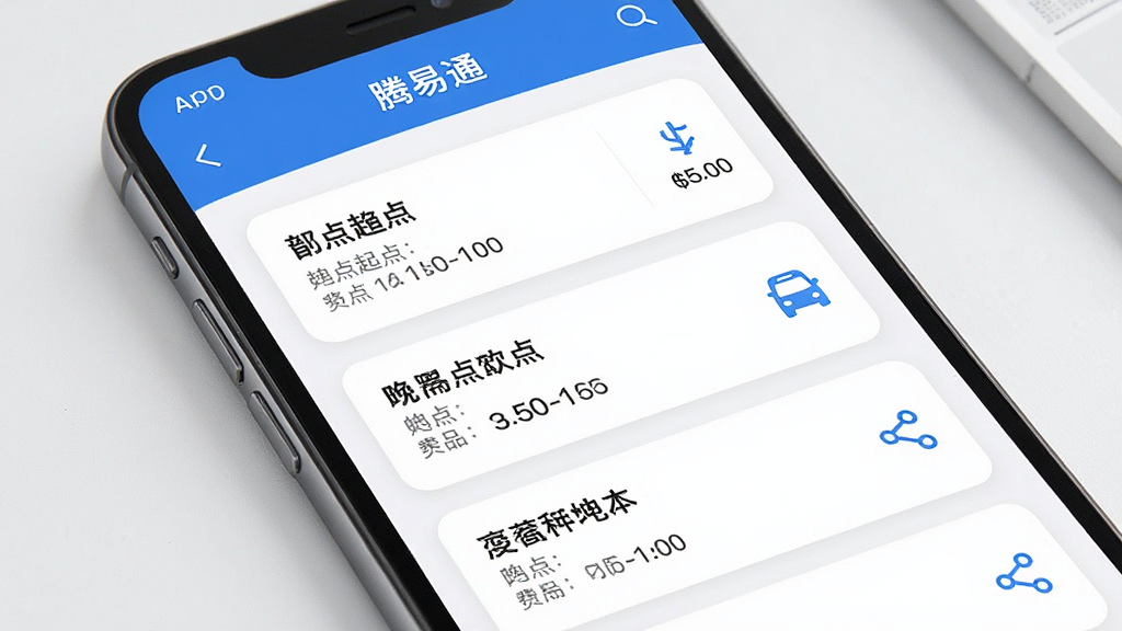 һ��AI����ͼ������չʾ������ͨ��APP���г̼�¼ҳ�棬�ֻ���Ļ���г�һ�����г̼�¼��ÿ����¼������յ�ͷ��ã��Ա��з���ͼ�꣬�������룬����Լ�ִ���ϸ�����������ʸɾ����޶���Ԫ��