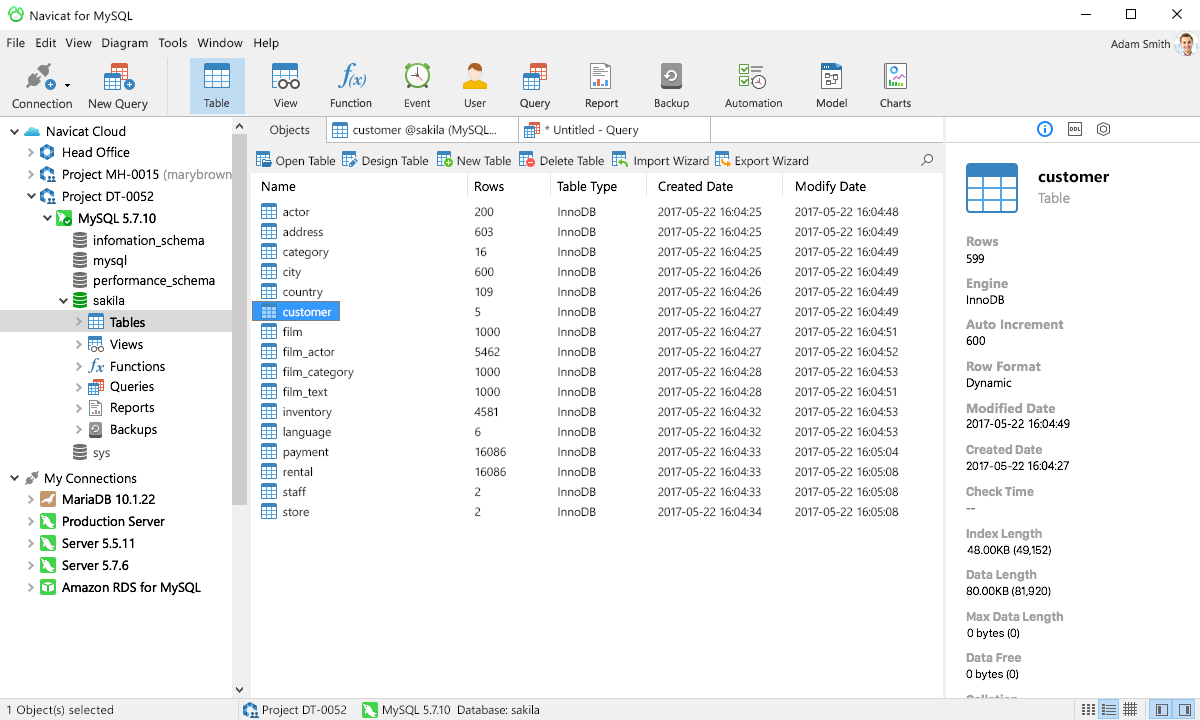 Navicat for MySQLNavicat for MySQL11.2.9 ���ݿ��������