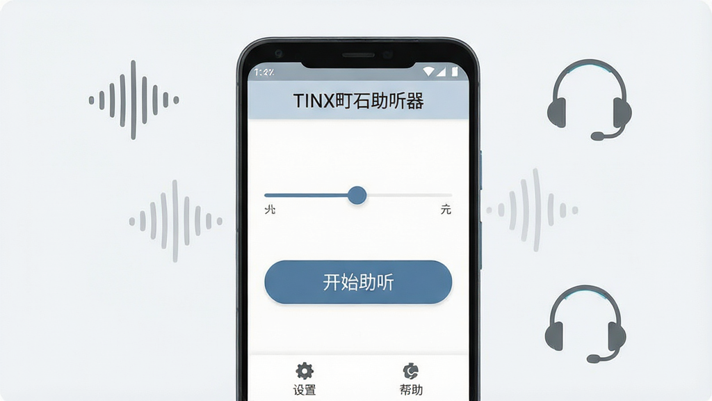 һ��չʾTINX�ʯ������App���Ľ�����ֻ�����ͼ������������һ��������׿�ֻ�����Ļ����ʾApp�����棬���涥���С�TINX�ʯ�����������ֱ��⣬�м����������ڻ���͡���ʼ��������ť���ײ������úͰ�����ڣ�����Ϊǳ�Ұ�ɫ���ֻ���Χ�м�������ͼ��Ͷ���ͼ����Ϊװ�Σ�������ɾ��ִ�����ƽ����ƣ������������޶���Ԫ��
