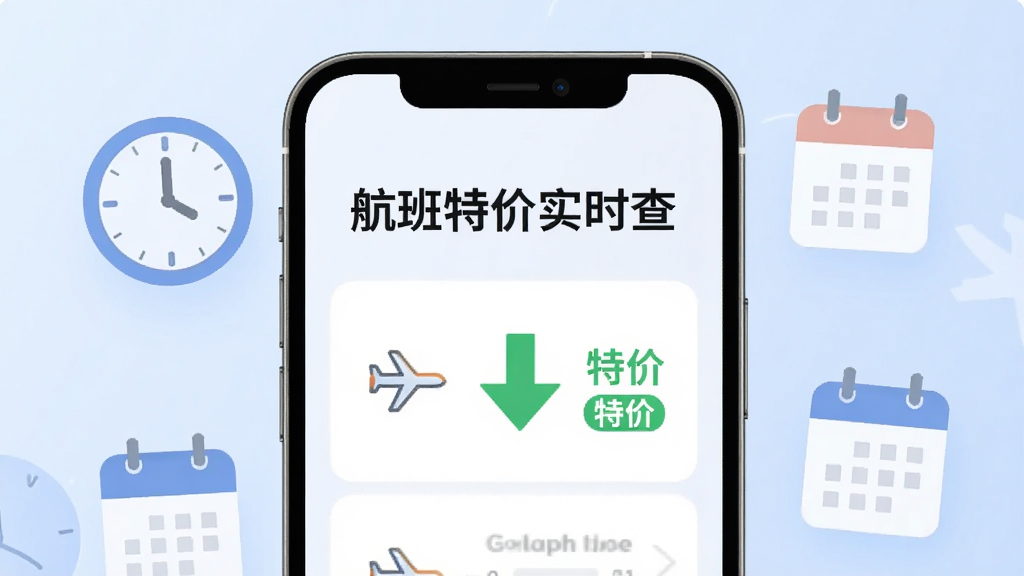 һ��AI���ɵ�ͼƬ������������һ���ֻ�����Ļ����ʾ�š������ؼ�ʵʱ�顱�Ľ��棬һ�������Ա���һ����ɫ�����¼�ͷ�͡��ؼۡ��������ֻ���Χ������һЩ�����ʱ�Ӻ�����ͼ�꣬��ʾʱ������������͵�ǳ��ɫ���䣬�����Ƽ��У����ʸɾ����޶���Ԫ��