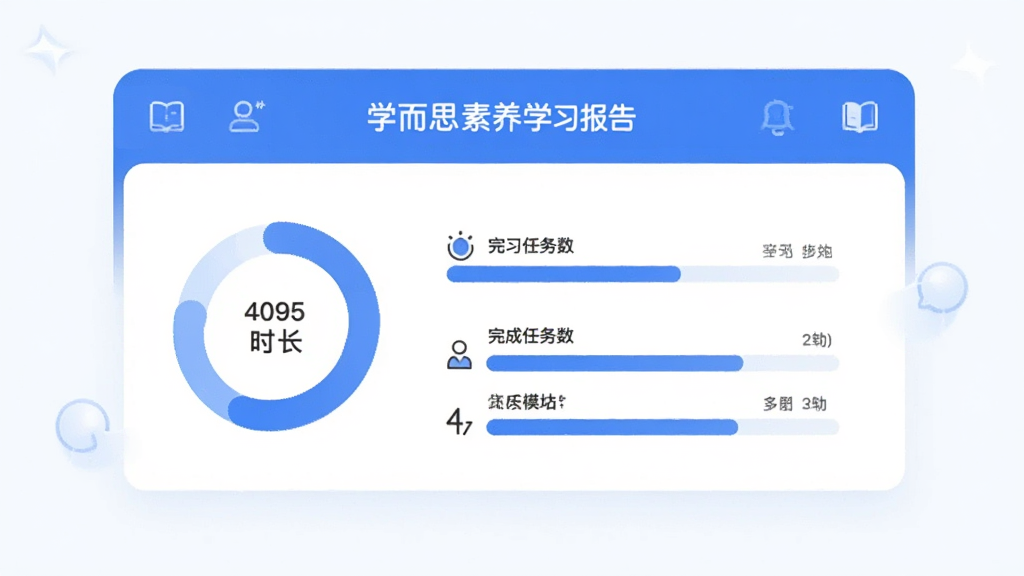 ѧ��˼����ѧϰ����ҳ�棬����������һ������������壬�û���ͼ�ͽ�����չʾѧϰʱ�����������������ģ��ռ�ȣ���ɫ������Ϊ����ͼ��Բ�������������ɾ��޶���װ��