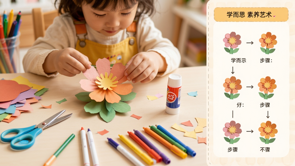 ѧ��˼���������ֹ����棬����չʾһ�����������ò�ֽ�ͽ�������ֽ�ջ��䣬�����ϰڷ��ż������ʱʵȹ��ߣ��Ҳ��ǲ���ʾ��ͼ����������ܰ�ɰ���ɫ�ʷḻ�������ң����ʸɾ�����