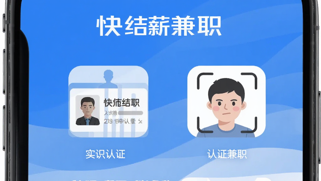 ���н��ְAPPʵ����֤ҳ�棬�ֻ���Ļ��ʾ����֤�ϴ�������ʶ��ͼ�꣬��������ɫ��Ϊ�����С����н��ְ�����֣�����Ͻ���ȫ�����ʸɾ��޶���Ԫ��