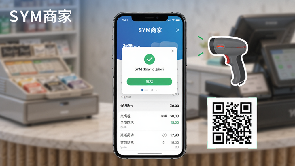 SYM�̼��������տ�����˹���չʾͼ������������һ���ֻ�����Ļ����ʾ�տ�ɹ��������Զ����ɵ��˵��б����Ա���һ�������ɨ��ǹͼ����տ��ά�룬������ģ��������̨���������������ϸ�����������ʸɾ����޶���Ԫ�أ�ͼƬ��������ʾ