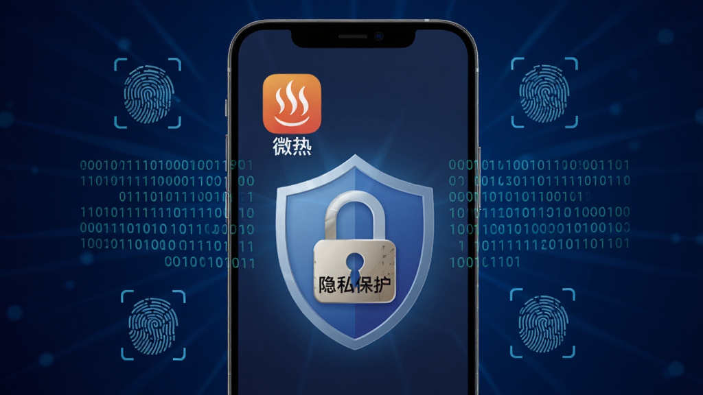 一张手机安全锁概念图,画面中央是一部智能手机,屏幕显示