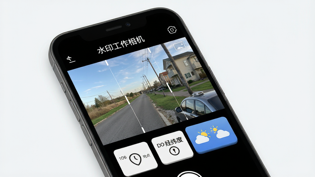 ˮӡ�������App������չʾ��������һ���ֻ���Ļ����Ļ����ʾ���ȡ����ȡ����ײ��ж��ˮӡģ��ѡ�����ʱ�䡢�ص㡢��γ�ȡ������ȣ������������������������ơ�ˮӡ������������֣��Ű��࣬����ִ���ƽ����ϸ���ϰ�ťԲ�����ʸУ����������ɾ����޶���Ԫ��