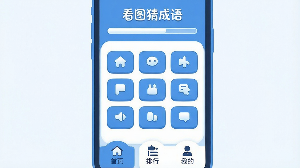 һ��չʾ��ͼ�³��������沼�ֵĲ廭���������ֻ���Ļ��ʾ���Ĺؿ�ѡ��ҳ�������ǽ��������м��ǹؿ���ť���񣬵ײ��С���ҳ�������С����ҵġ�������ǩ������������ɫ��������±�ƽ�����ָɾ���ϸ��Բ�󣬻��������޶���Ԫ�أ�ͼƬ������Ϊ����ͼ�³��