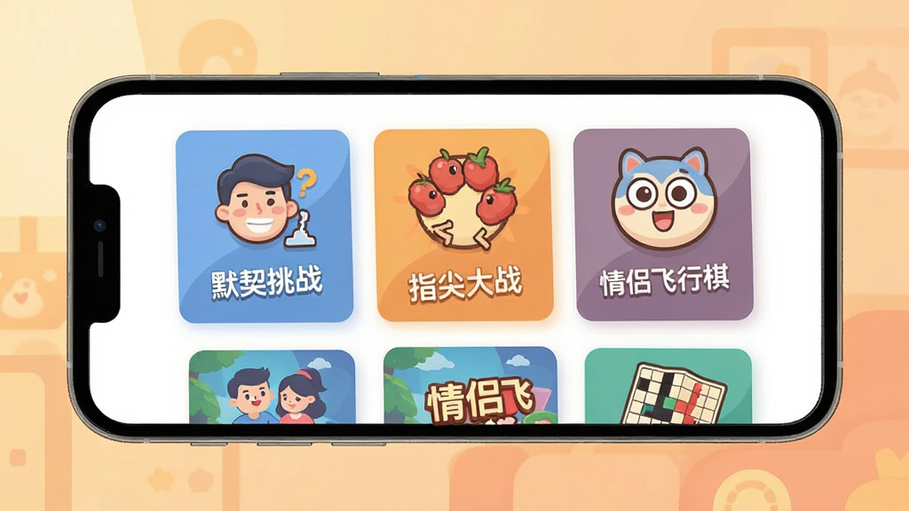 ���»��� ��Ϸ����棬�ֻ���Ļ��չʾ�������������Ϸ��Ƭ��ÿ�ſ�Ƭ������Ϸ���ƺͿɰ���ͼ�꣬�硰Ĭ����ս������ָ���ս���������·����塱����������͵�ůɫ�������沼�ּ�࣬�����������������ִ���ƽ�����ʸɾ��޶���Ԫ��