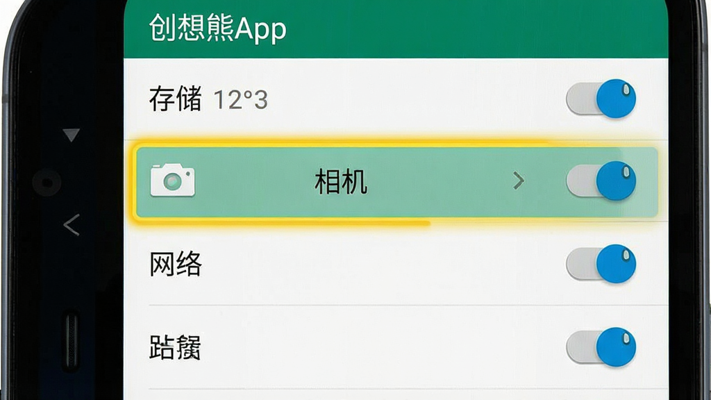 һ�Ŵ�����App�ڰ�׿�ֻ��ϵ�Ȩ�����ý����ͼ���������ֻ���Ļ����Ļ��ʾӦ��Ȩ�޹���ҳ�棬�������洢������������������硱��Ȩ�޿��أ����С��洢��Ȩ�ޱ�������ע������Ϊ�б�ʽ�Ű档���Ϊϵͳ���ý�����ϸ���Ͽ��ذ�ť���������ֱ�ǩ��ȷ�����ʸ��壬����ɾ����޶���Ԫ�ء�