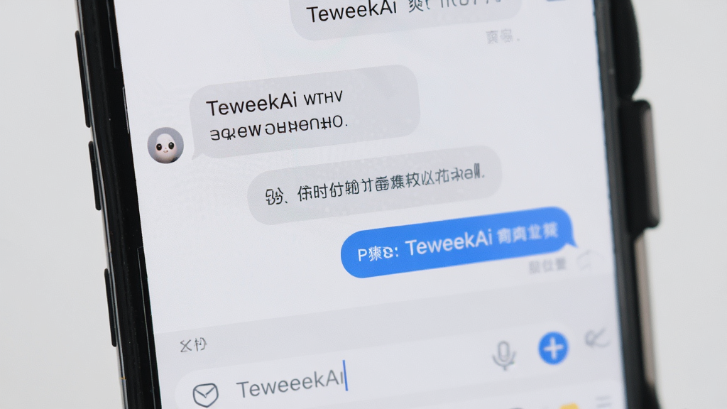 TeweekAi��ˬ������д��������TeweekAi���ֻ���Ļ���棬����Ϊ����չʾ���Ű�ͻ�����������޹�棬���ΪдʵUI���ϸ������Ļ��ֻ�жԻ����ݺ������û���κκ���򵯴���棬�����ɾ��������������޶���Ԫ��